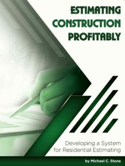 Estimating Construction Profitably, Front Cover